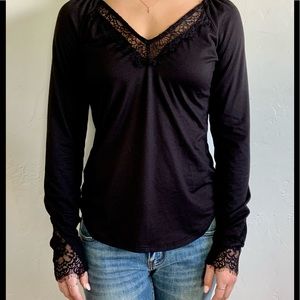Black Long Sleeve Top